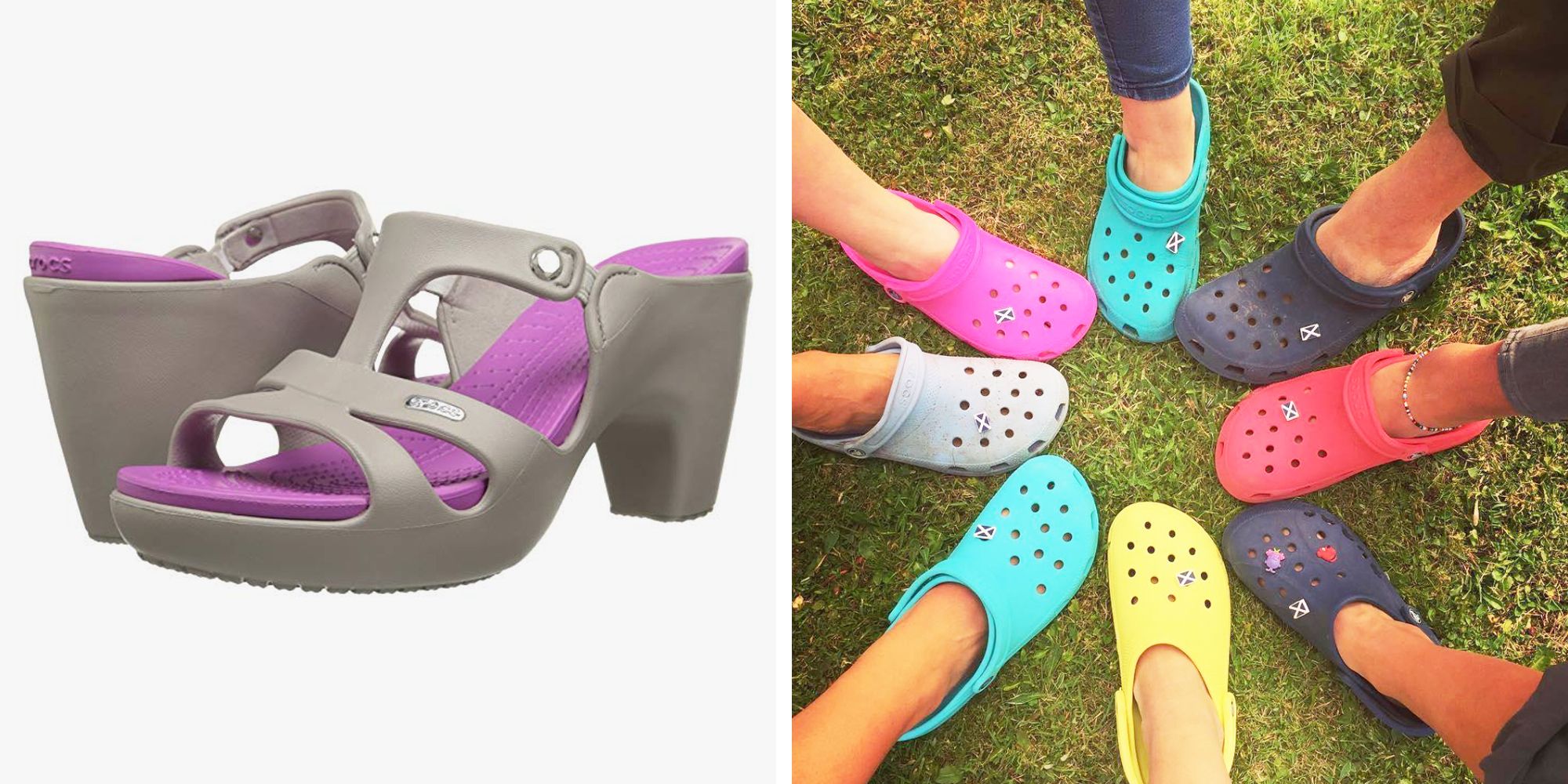 Making Croc High Heels | Some items of clothing should never see the light  of day... | By LADbible | Going to combine Crocs and Heels into one. I'm  all about fashion