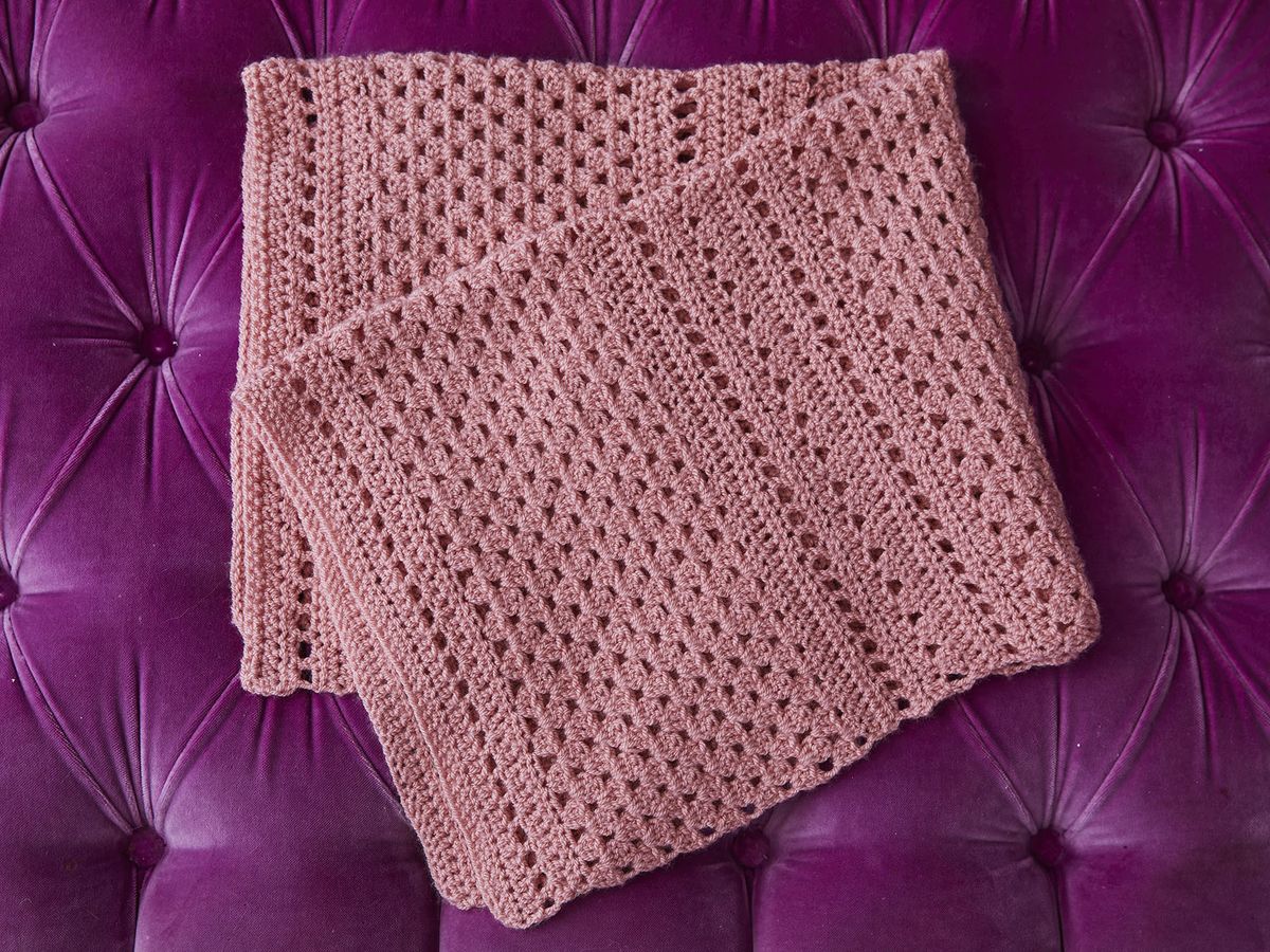 Beginner's Crochet Baby Blanket Pattern