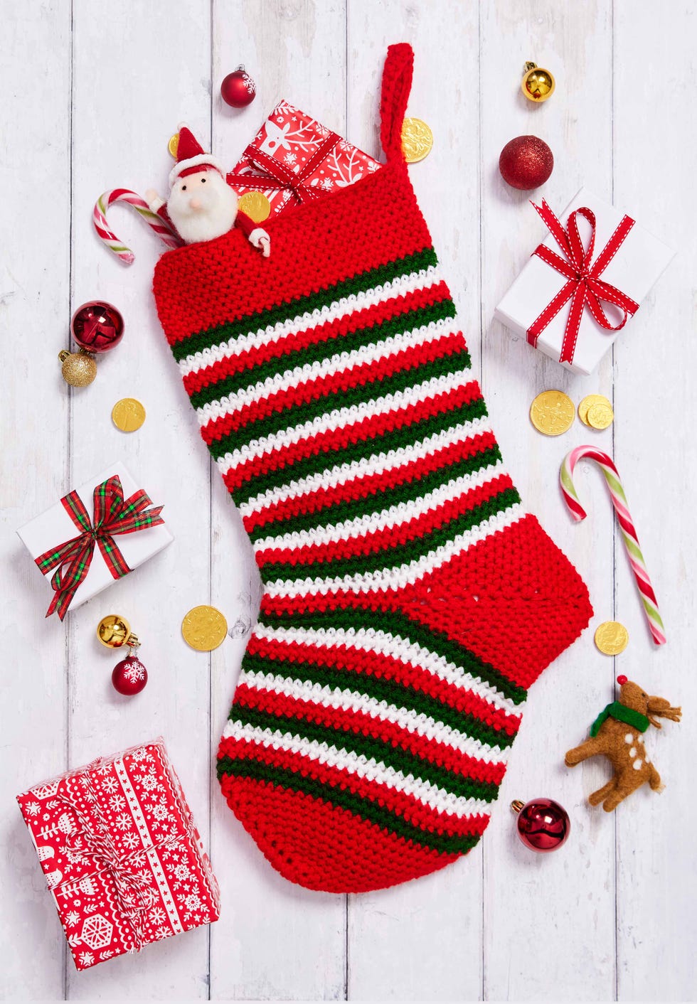 Free Christmas stocking crochet pattern to make now