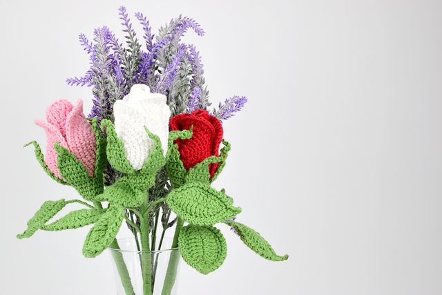 Crochet flower bouquets are the perfect spring crochet project