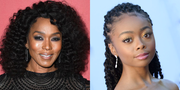 money piece hair highlights