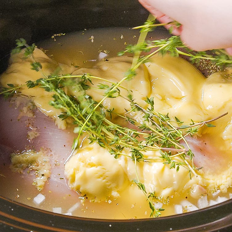 crockpot chicken and dumplings