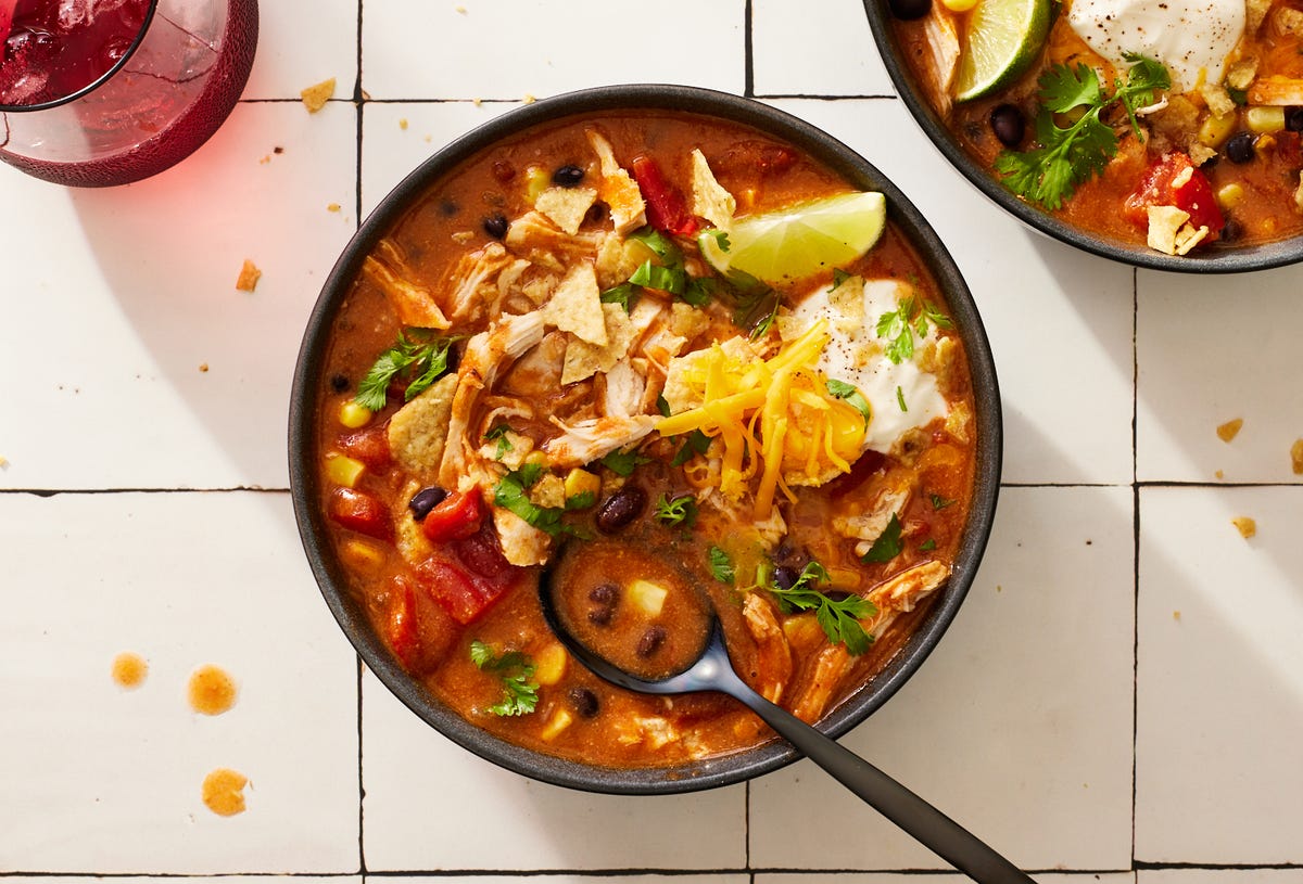 Crockpot Chicken Enchilada Soup