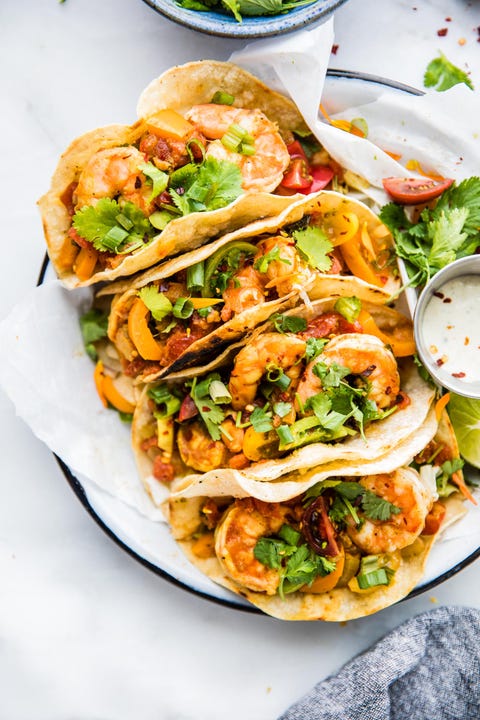 Dish, Food, Cuisine, Korean taco, Taco, Ingredient, Produce, Staple food, Meat, Recipe, 