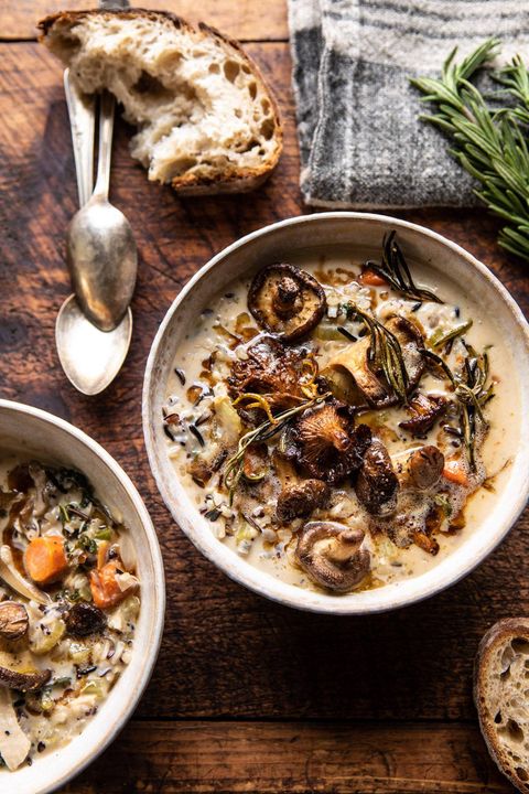crock pot soup recipes creamy wild rice chicken with mushrooms