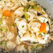 slow cooker chicken tortellini soup horizontal