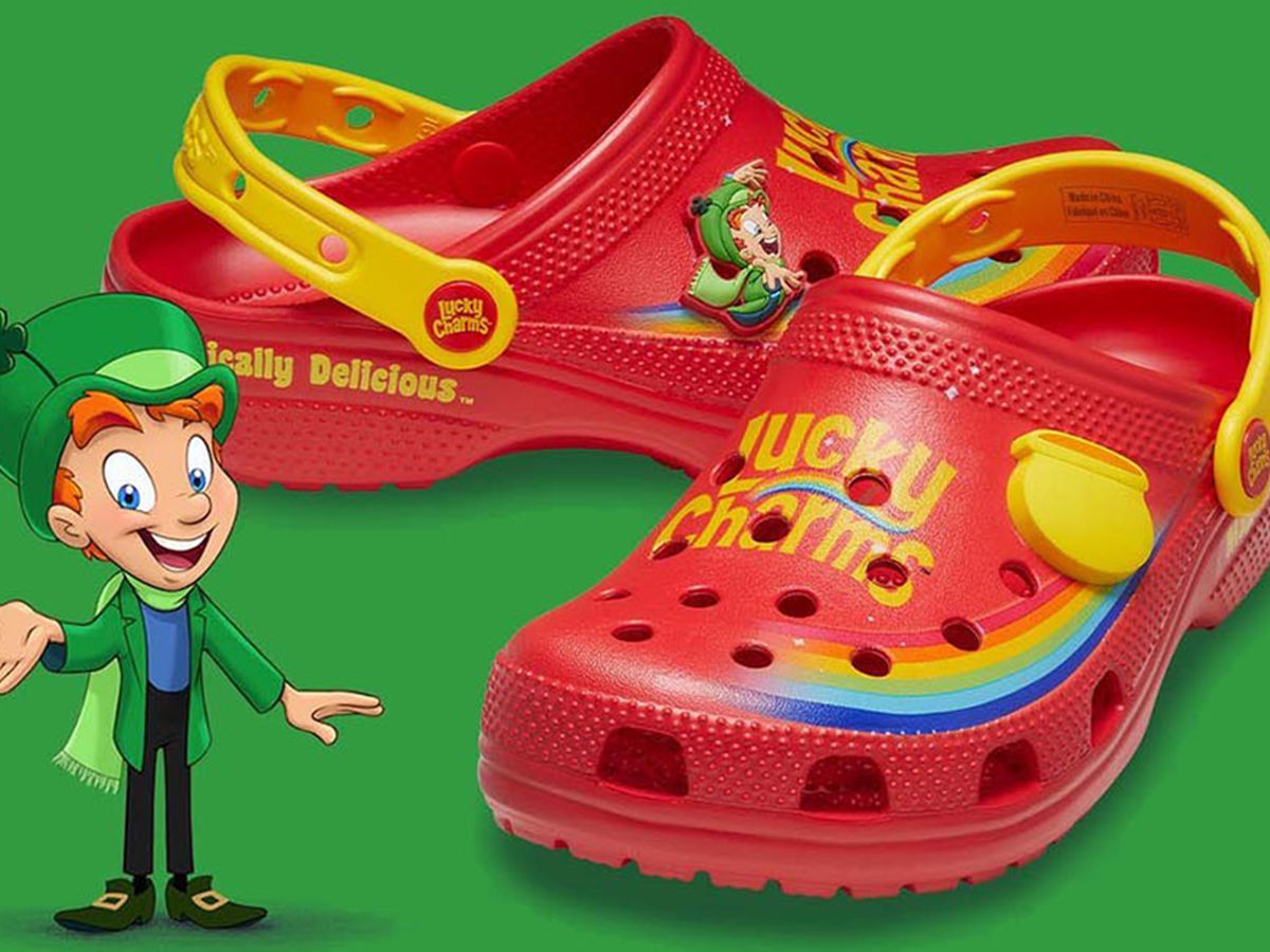Crocs Has Partnered With Lucky Charms to Create Magically