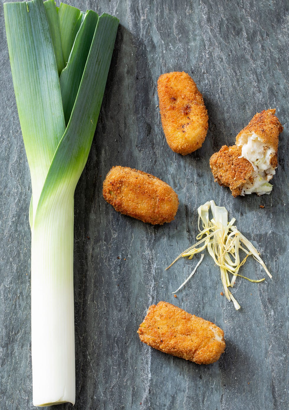5 recetas para seguir una dieta mediterránea, croquetas de puerro