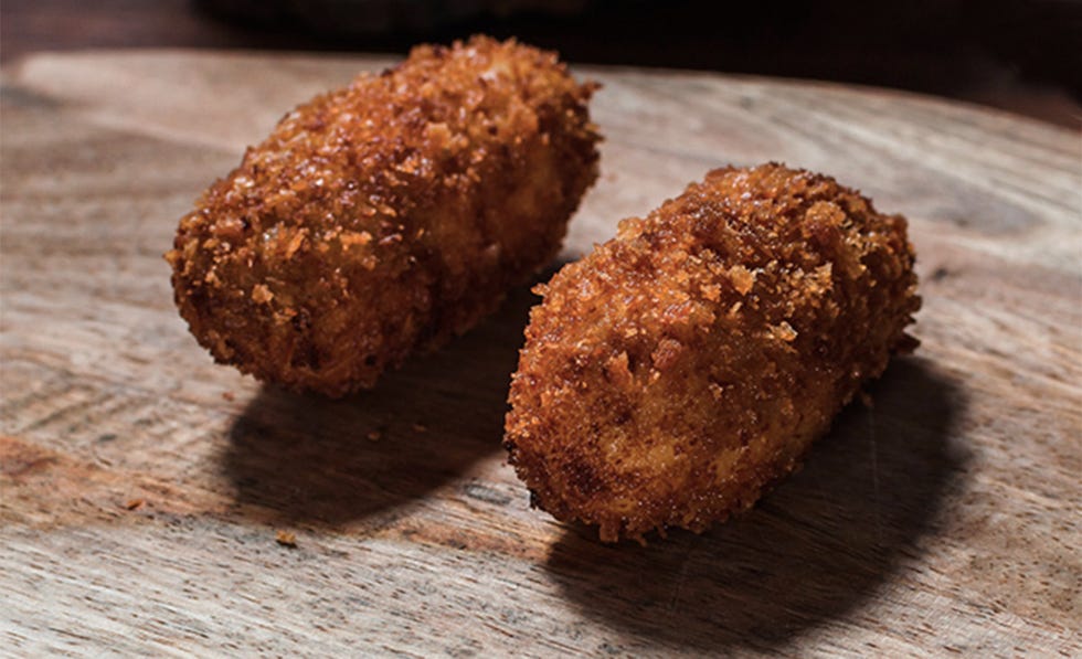 croquetas del restaurante santerra, madrid