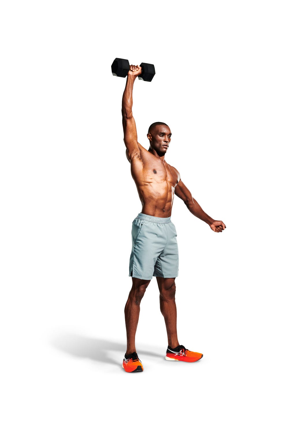 Craft an Iron Core with the Cross-Body Dumbbell Clean and Press