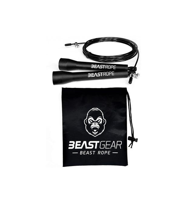 cuerda de saltar negra de beast gear