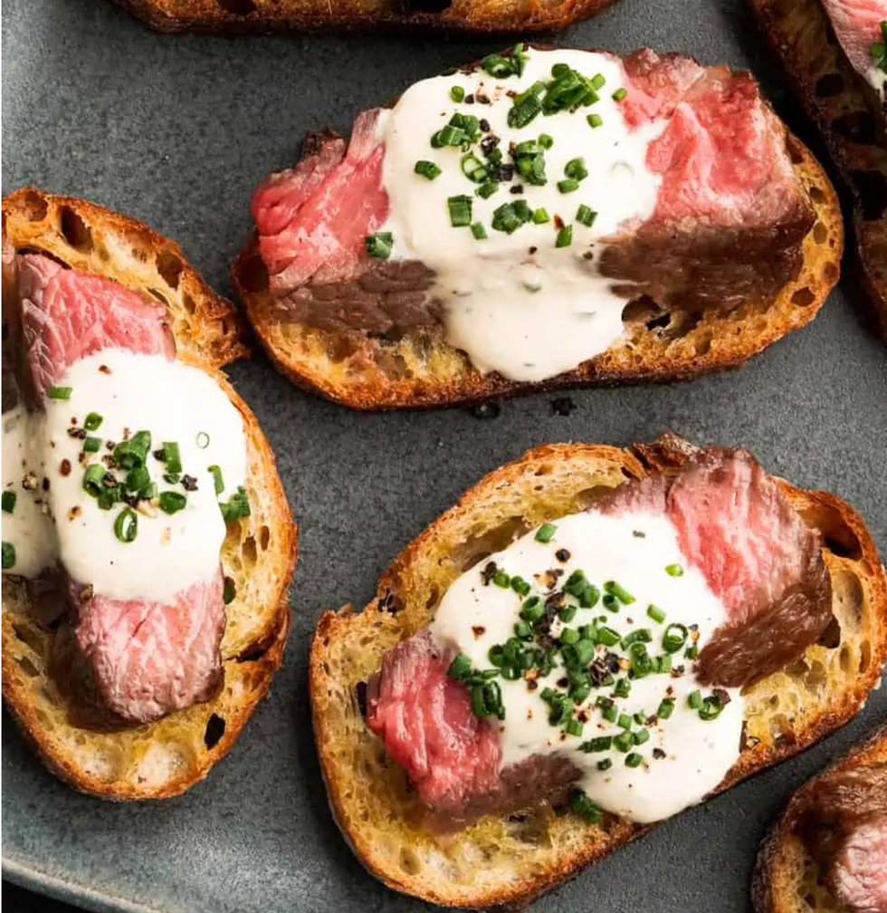 crostini recipes steak crostini