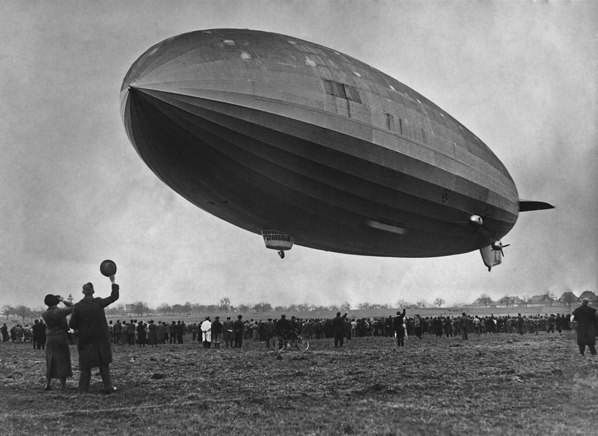 First Hindenburg Flight