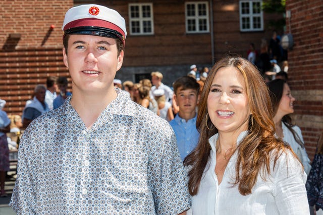 In Photos: Crown Prince Christian Of Denmark Graduates Secondary School