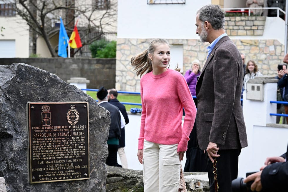 spanish royals visit cadavedo princess austrias awards