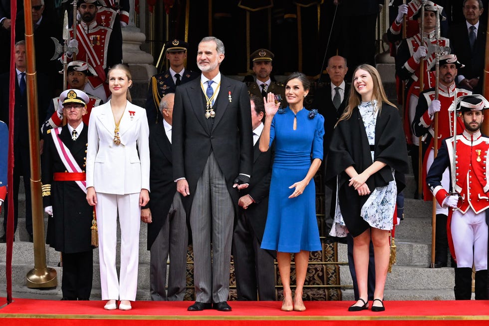 leonor, felipe vi, letizia y sofia