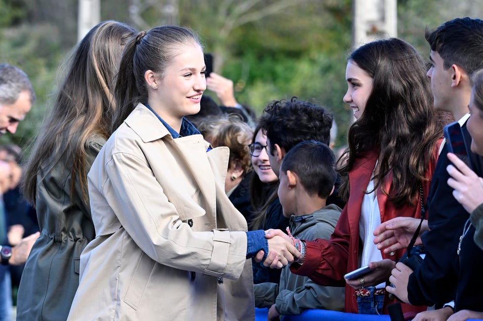 spanish royals visit churches of arroes, pion and candanal princesa de asturias awards 2023