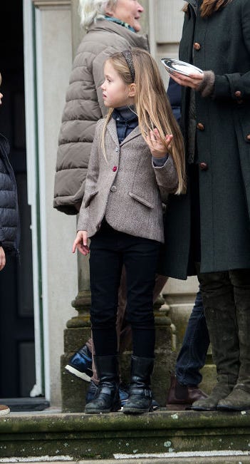 crown princess mary and children attend the yearly hubertus hunt at the woodland park 'dyrehaven' near copenhagen