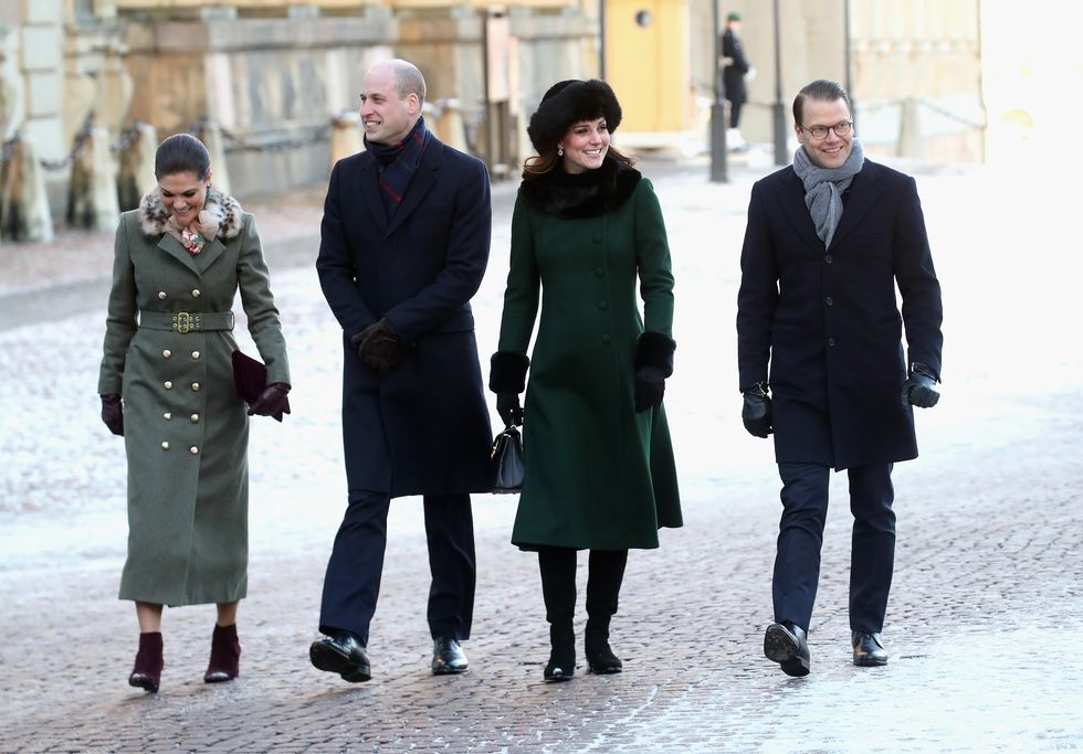 the duke and duchess of cambridge visit sweden and norway day 1