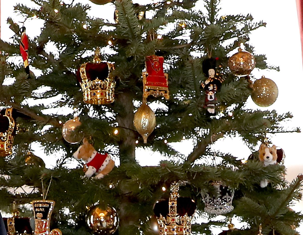 Queen Elizabeth Has Crown Ornaments on Her Christmas Tree