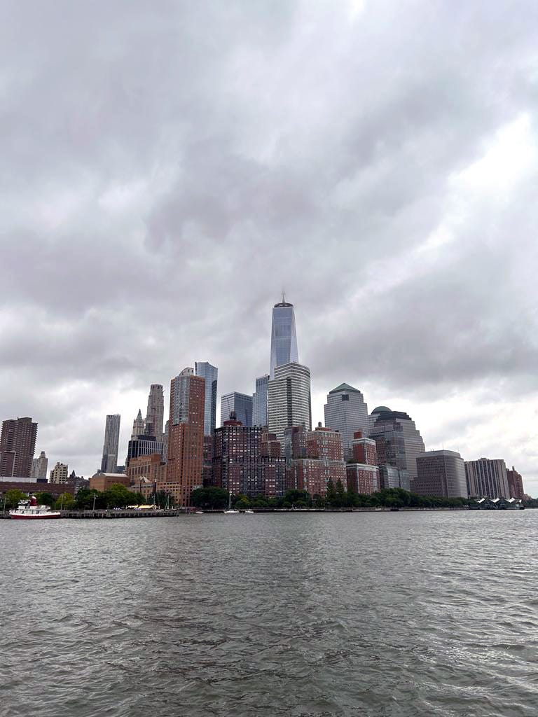 nueva york desde el rio hudson