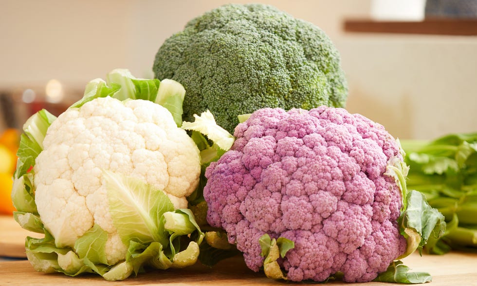 cruciferous vegetables on a cutting board