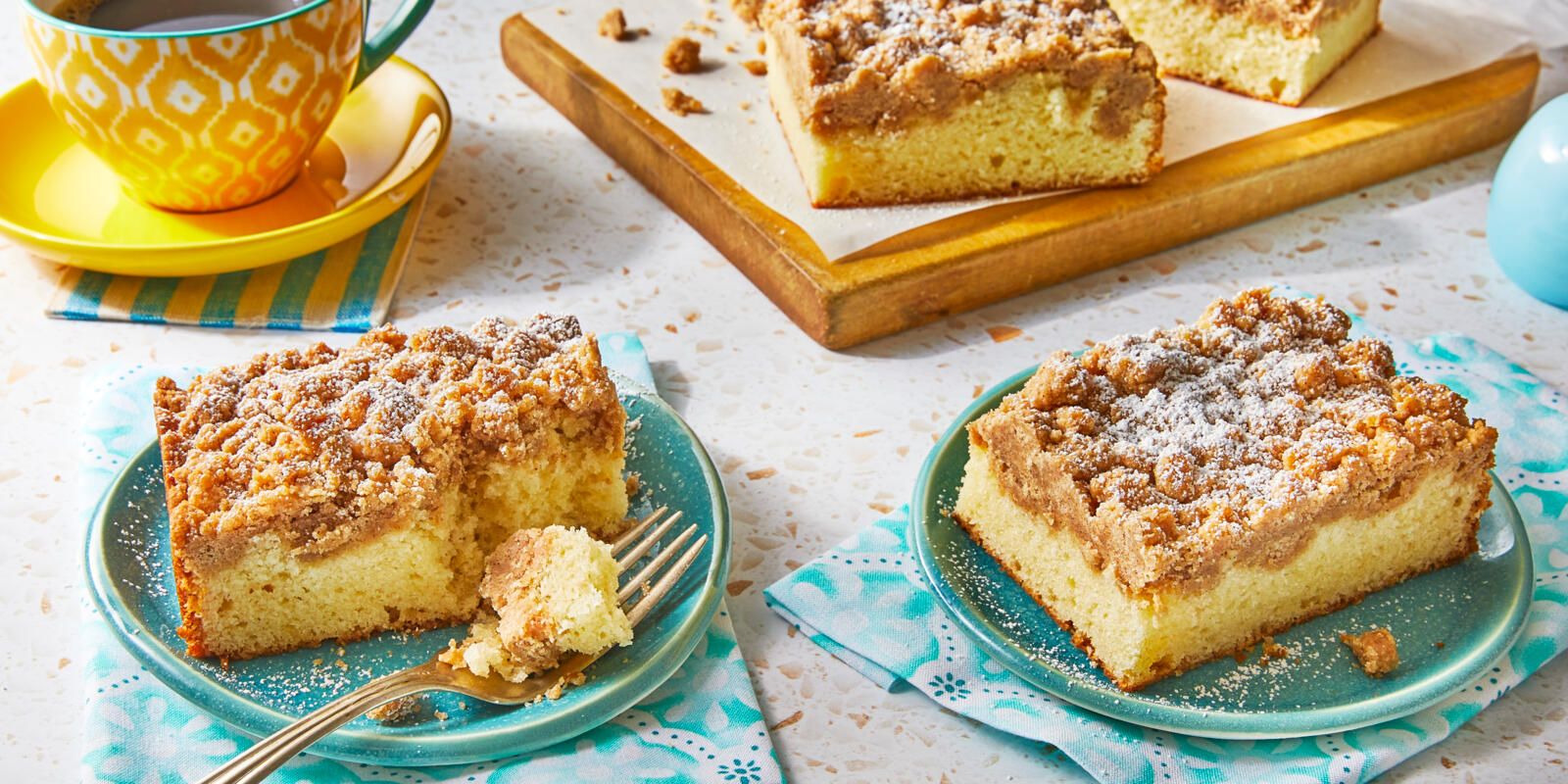 Cinnamon Streusel Coffee Cake - The First Year