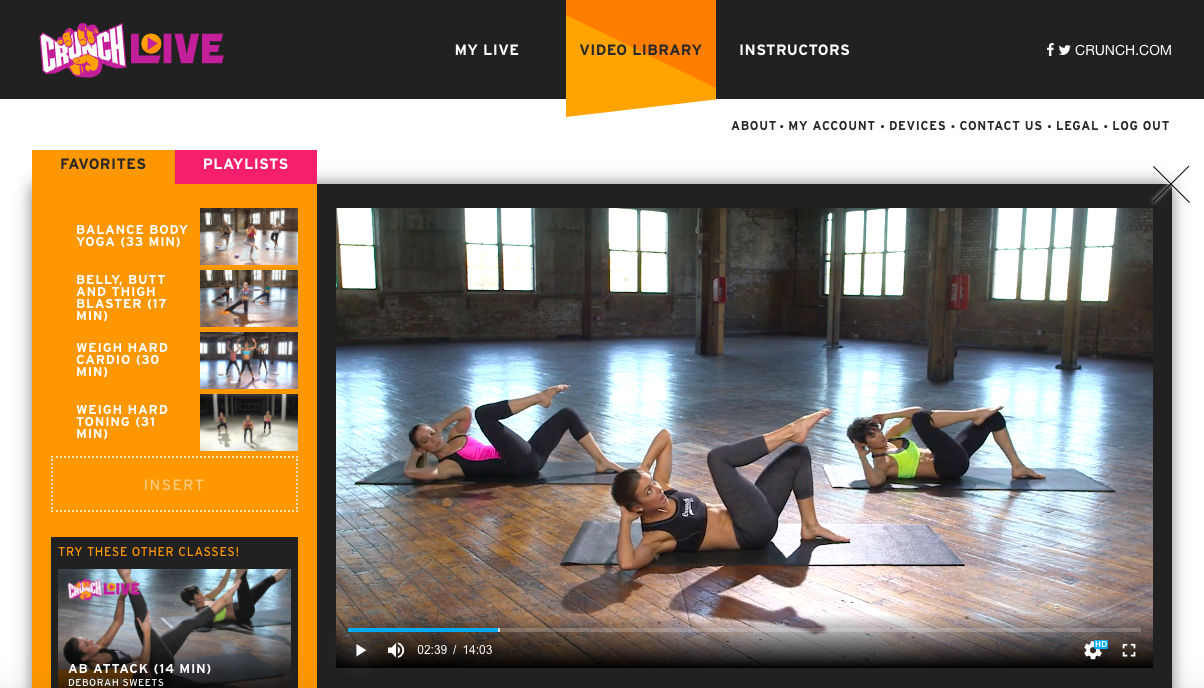 Crunch Fitness Offers Free Online Workout Classes During