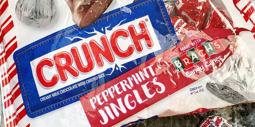 Crunch's New Peppermint Jingles Are Made With Actual Candy Cane Pieces