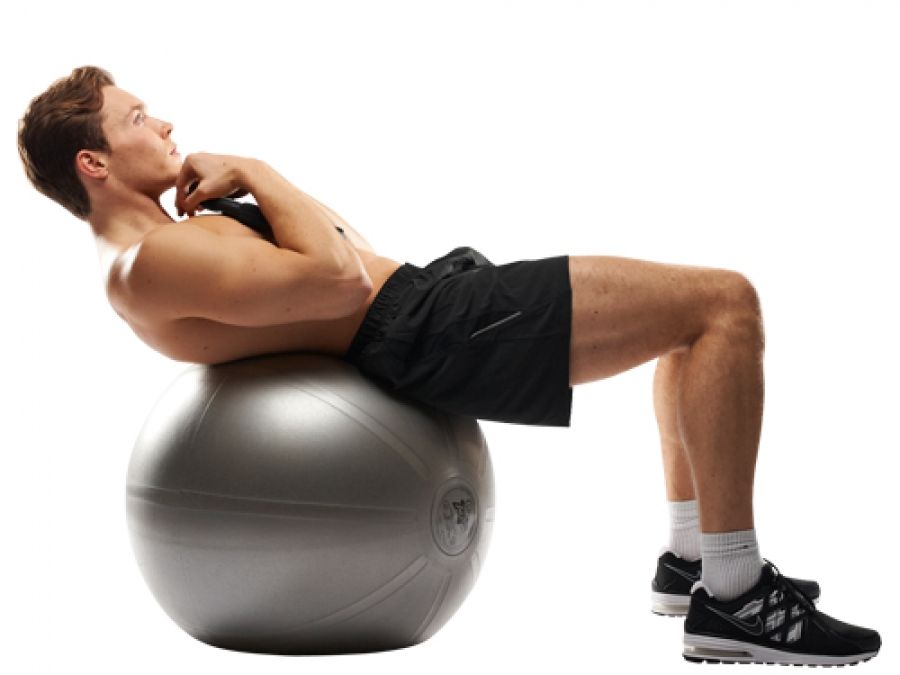 Swiss ball, Ball, Exercise equipment, Arm, Abdomen, Fitness professional, Muscle, Medicine ball, Physical fitness, Chest, 