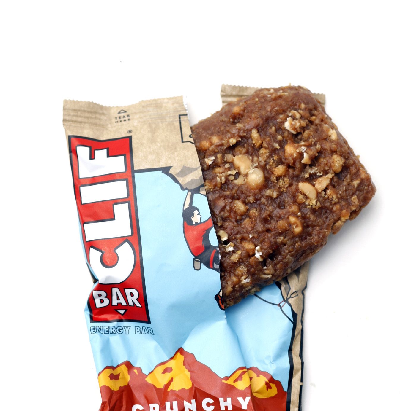 Crunchy peanut butter "Clif bar" photographed in the studio of the Los Angeles Times on September 1