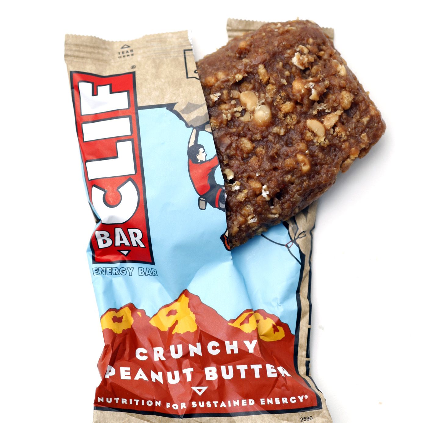 Crunchy peanut butter "Clif bar" photographed in the studio of the Los Angeles Times on September 1