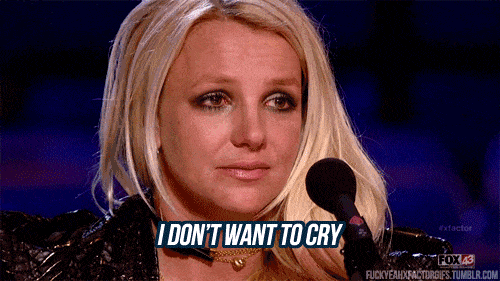 Britney crying