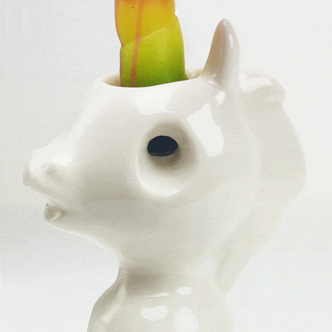 White, Toy, Snout, Figurine, Fictional character, Animal figure, Creative arts, Costume accessory, Sculpture, Plastic, 