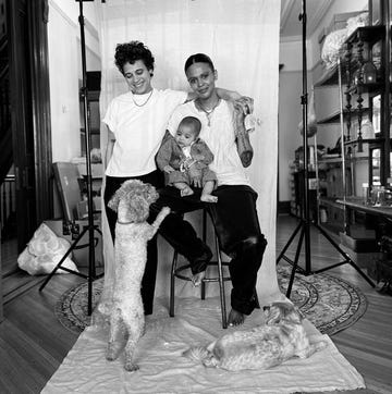 The Agency Founder Who Loves Vintage Baby Clothes crystal anderson and her family