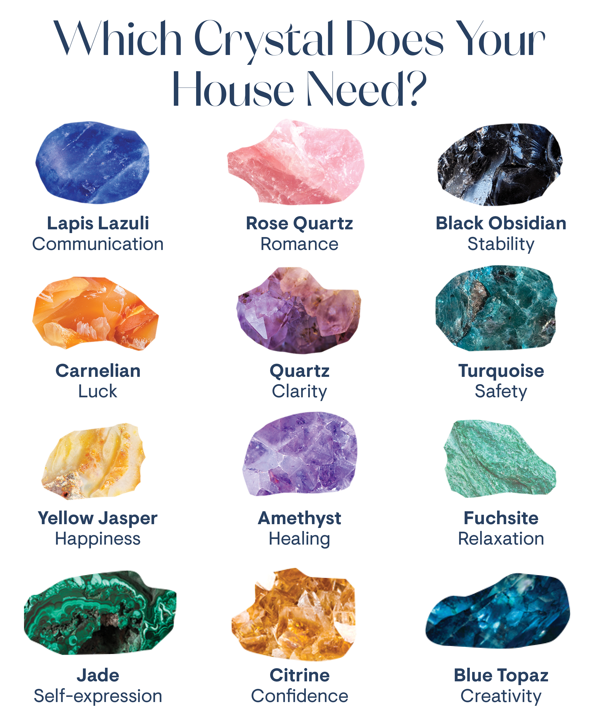 How Healing Crystals Are Used in Design - Crystal Decor Trend