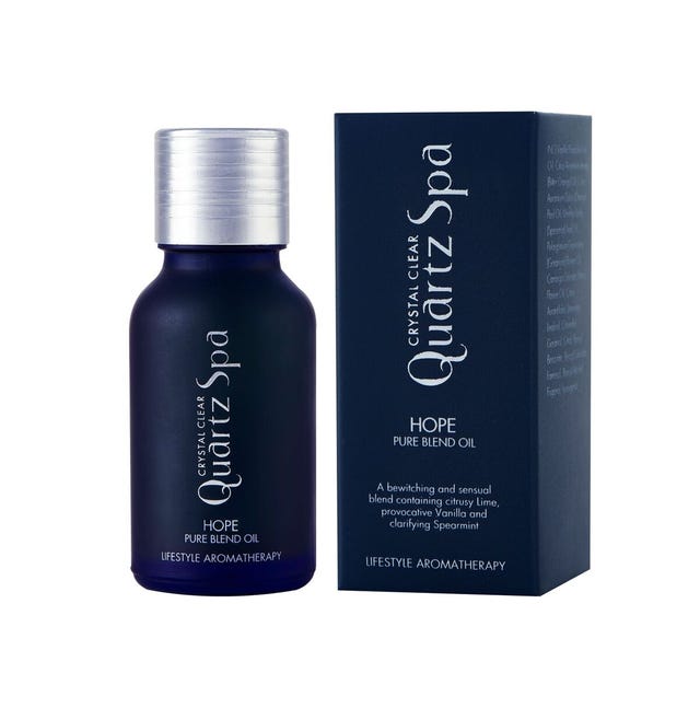 Crystal Clear Quartz Spa Hope Pure Blend Oil