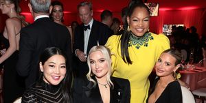 erika jayne garcelle beauvais elton john aids foundation's 30th annual academy awards viewing party inside
