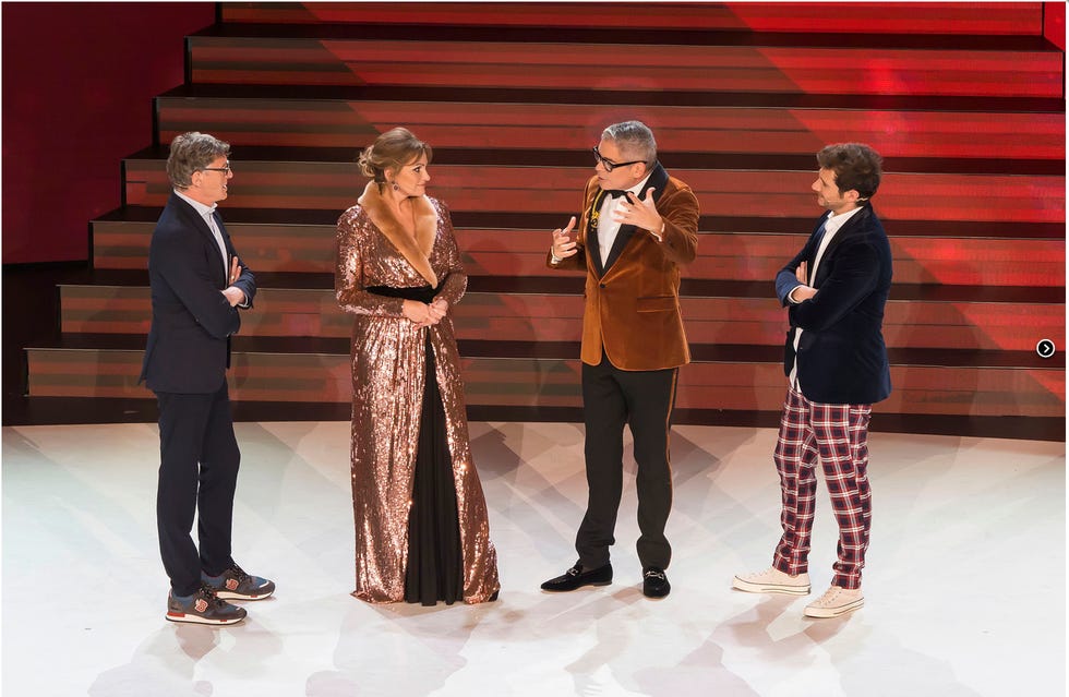 'Prodigios':  Boris Izaguirre con el jurado formado por Ainhoa Arteta, Nacho Duatro y Andrés Salado.