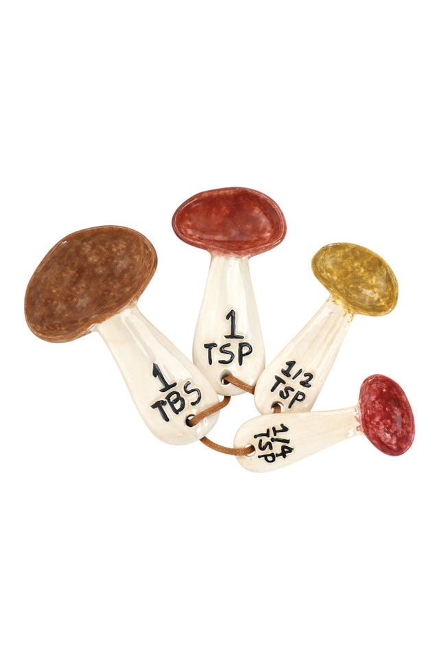 Cucharas medidoras con forma de seta