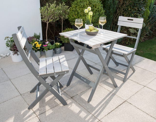 Ibiza Grey Bench Dining Set