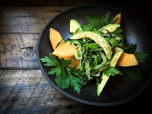 Cucumber Noodle Salad