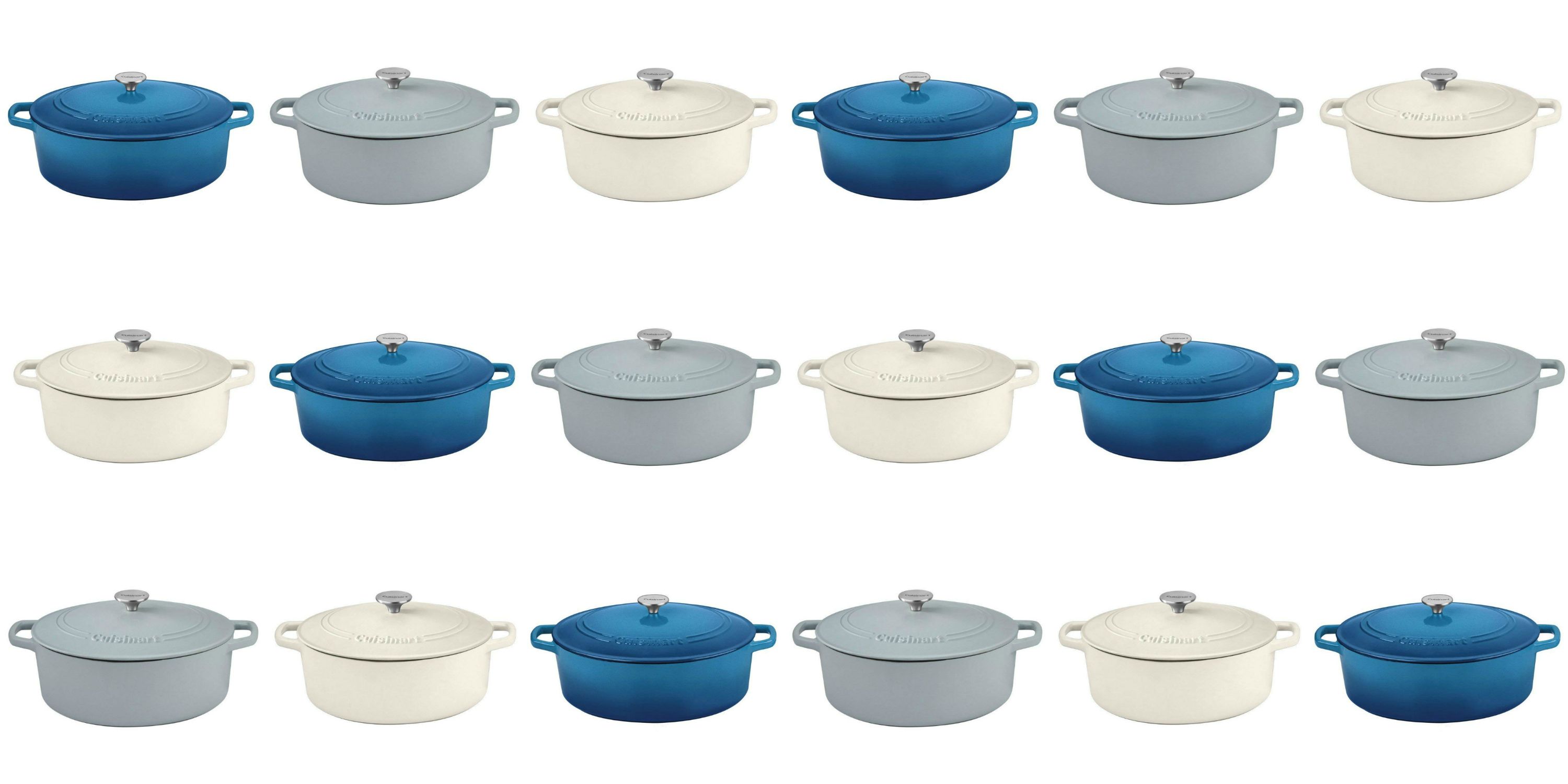 Cuisinart 3 Qt Casserole, Covered, Enameled Provencial Blue — Luxio