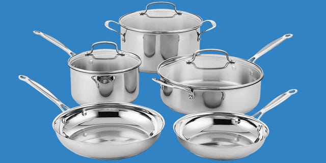 Emeril Lagasse 15-Piece Stainless Steel Cookware Set 