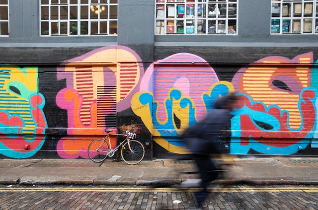 Graffiti on wall
