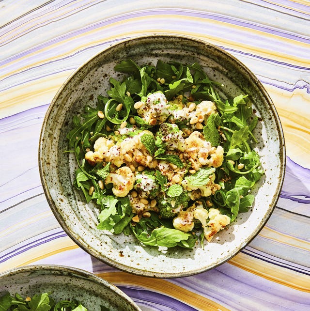 cumin-roasted-cauliflower-and-romanesco-salad-vegan-lunch-ideas-64fb6e6432127.jpg?crop=1xw:0 Green Mediterranean Diet: Benefits, Risks, And Recipes