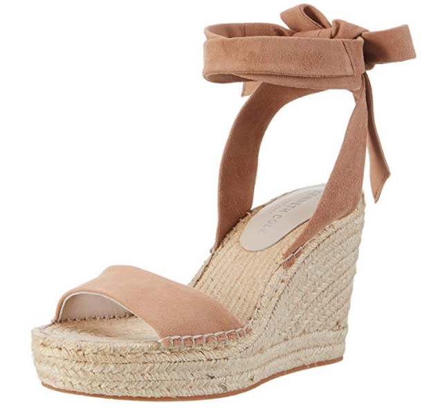 Footwear, Shoe, Sandal, Beige, High heels, Wedge, Espadrille, Strap, 