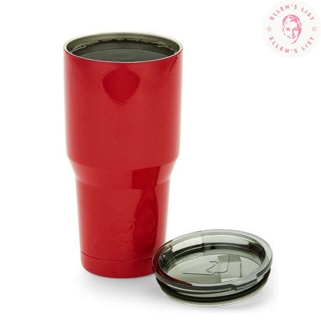 Red, Product, Cylinder, Tumbler, Material property, Glass, 