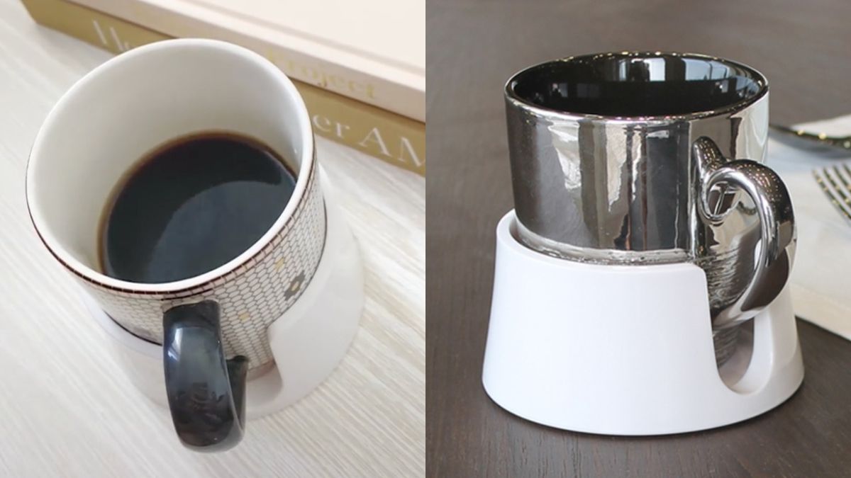 Coffee Cup Holder No Overflow No-spill Mug Cup Holder Do Not Spill Cup  Carrier Hot Beverages Anti-overflow Coaster Drink Coffee Cup Holder Can Be  Used