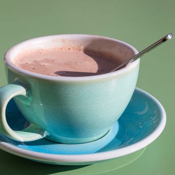 Cup of warm chocolate with spoon cup of warm chocolate with spoon